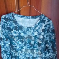 maglia manica lunga floreale