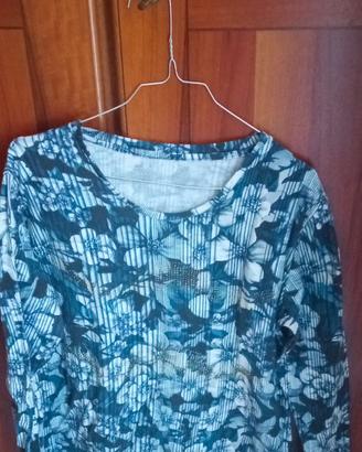 maglia manica lunga floreale