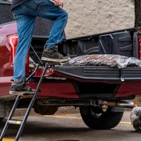 Scaletta pieghevole sponda pick-up 