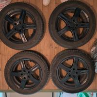 4 CERCHI TOTAL BLACK VOLKSWAGEN POLO 