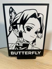 Quadretto Demon Slayer - Shinobu Kocho