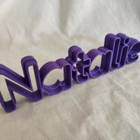 Nome Personalizzato 3D, Scritta Su Misura per Casa