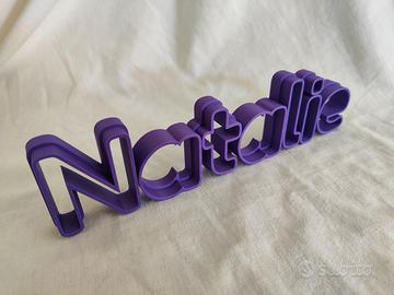 Nome Personalizzato 3D, Scritta Su Misura per Casa