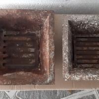 vecchi bracieri in ferro