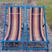 Coppia di sedie a sdraio 