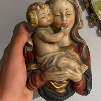 Madonna vintage ceramica