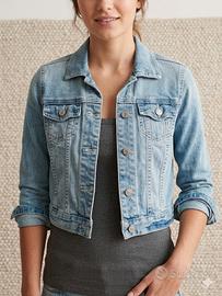 Giacca Denim Abercrombie e fitch 