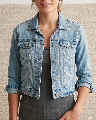 Giacca Denim Abercrombie e fitch 