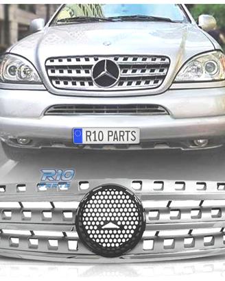 GRIGLIA MERCEDES CLASSE ML W163 98-05 CROMO ARGENT