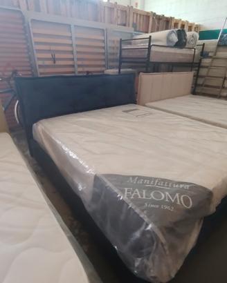 Letto Matrimoniale Blu