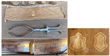 Forcipe antico attr medico strumento ginecologia 1