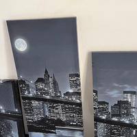 Quadri Manhattan-New York 4 pezzi