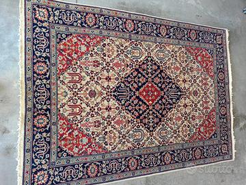 Tappeto persiano annodato a mano in lana 130x190cm