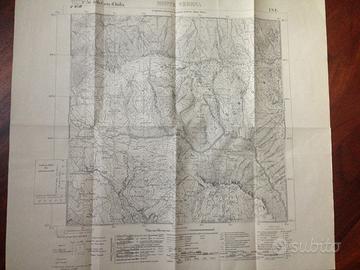 Mappe Fogli anni '30 istituto geografico militare