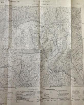 Mappe Fogli anni '30 istituto geografico militare