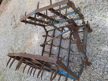 Erpice a denti fissi pieghevole