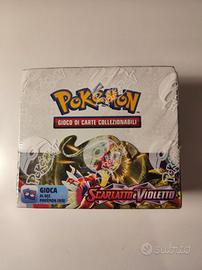 Pokémon Box 36 buste Scarlatto e Violetto 