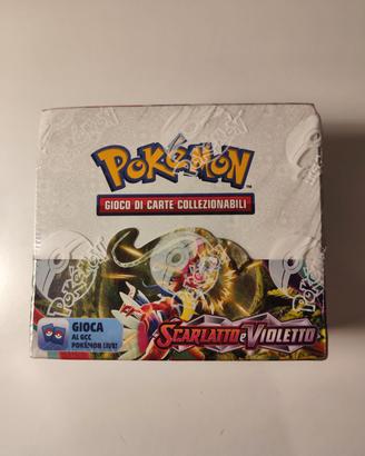 Pokémon Box 36 buste Scarlatto e Violetto 