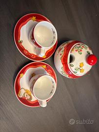 Set da caffè Thun zuccheriera e tazzine