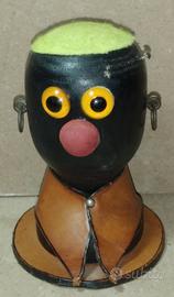 Piccolo ninnolo in cuoio , modernariato anni 60