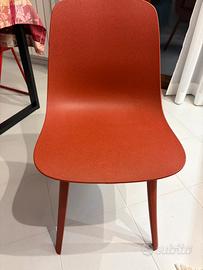 Sedia ikea odger rossa (SOLO COPPIA)
