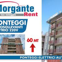 Ponteggio elettrico monocolonna e bicolonna 220v