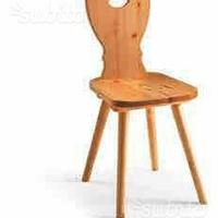 Sedia tirolese in pino tinta miele