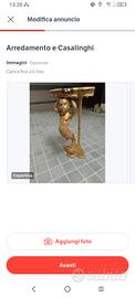 Angoliera  in legno ebano