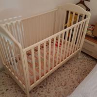 Culla bambino + materasso artigianale COME NUOVI