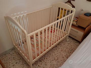 Culla bambino + materasso artigianale COME NUOVI