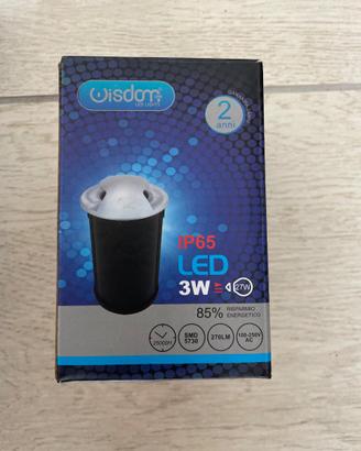 Luce led esterno a pavimento