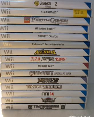 regala a Natale lotto giochi x wii