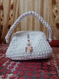 borse artigianali all'uncinetto 