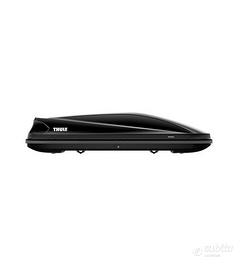 box Thule con barre portatutto e kit 4 piedi