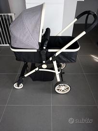 Carrozzina/passeggino  e completo antisoffoco