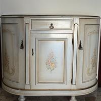 Credenza mobile d'epoca stile provenzale barocco