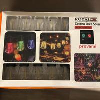 Catena luminosa da giardino