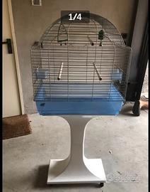 Voliera con piedistallo