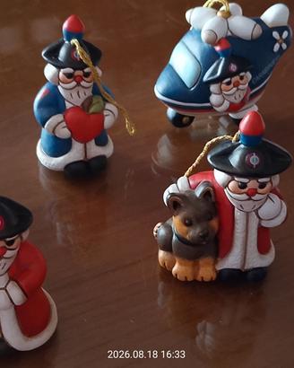 set collezione natale Thun carabinieri 