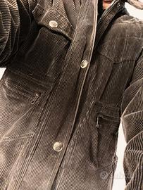 giaccone velluto a coste con imbottitura 