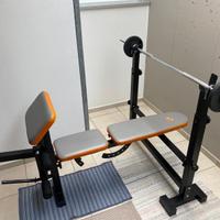 Panca con bilanciere