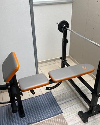 Panca con bilanciere