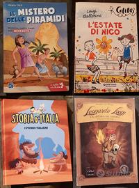Lotto 4 libri narrativa ragazzi 9-10 anni
