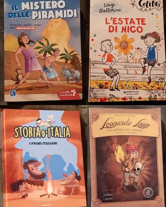 Lotto 4 libri narrativa ragazzi 9-10 anni