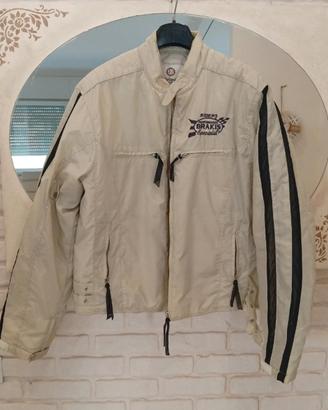 Giacca Vintage Da Moto Replay Bakis 