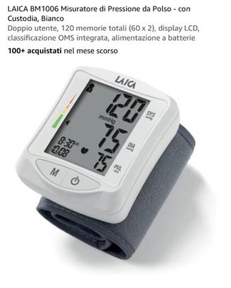 Misuratore di pressione da polso