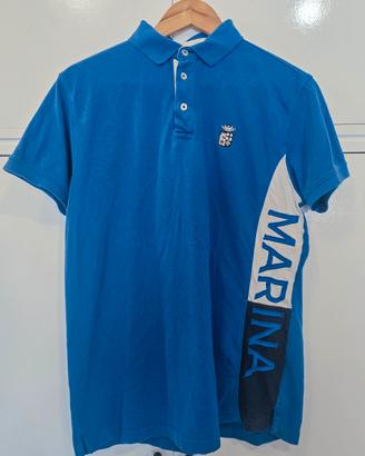 Polo Ufficiale Marina Militare Blu