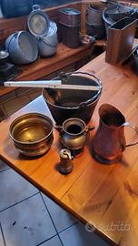 Oggettistica varia in rame e bronzo