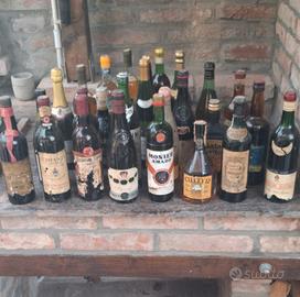 Lotto bottiglie da collezione