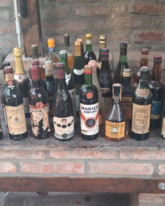 Lotto bottiglie da collezione